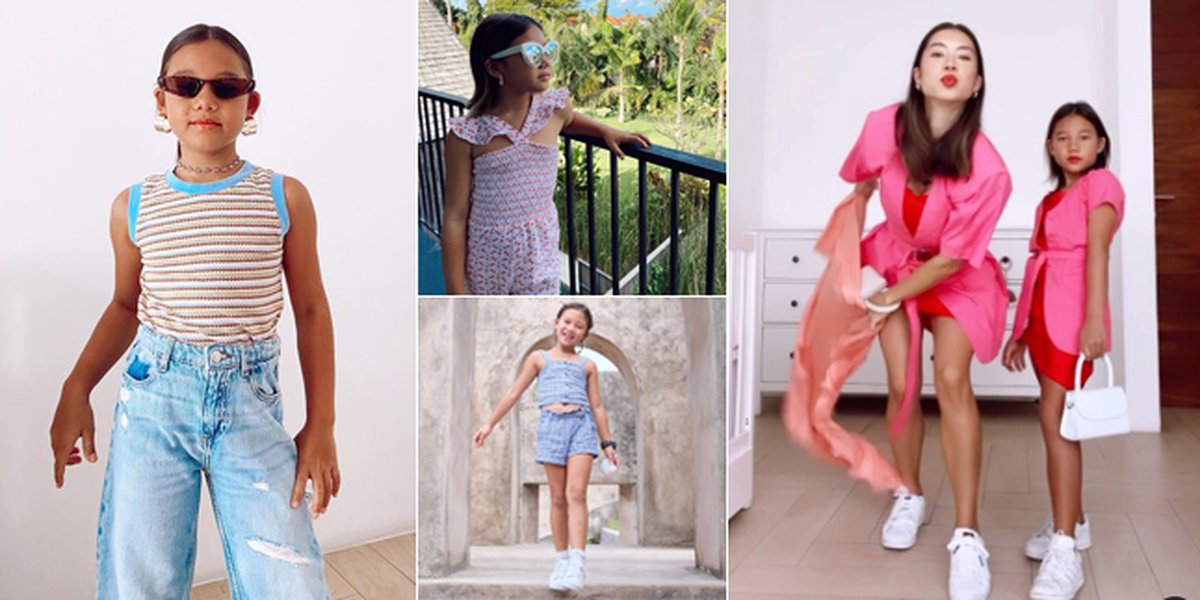 8 Latest Photos of Kiyomi, Putri Jennifer Bachdim who is Getting More Beautiful and Fashionable at the Age of 9