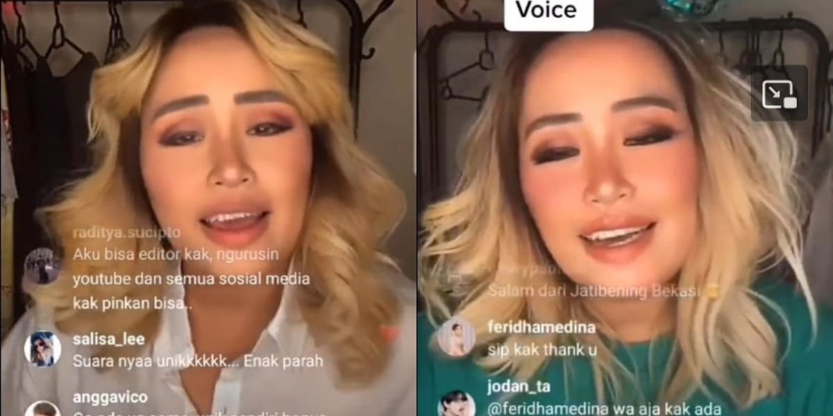 8 Latest Photos of Pinkan Mambo, Now Routinely Live Singing on Tiktok and Instagram Until Being Sprayed by Ivan Gunawan