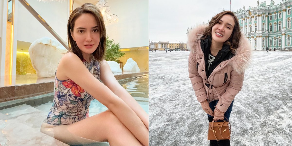 8 Latest Photos of Shandy Aulia Enjoying Winter Vacation in Moscow, Russia