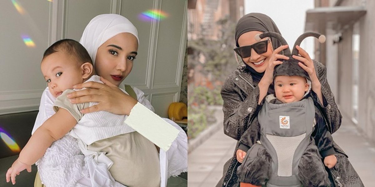 8 Latest Photos of Zaskia Sungkar Wearing Matching Outfits with Ukkasya, Her Child Inherits Middle Eastern Blood from Her Mother