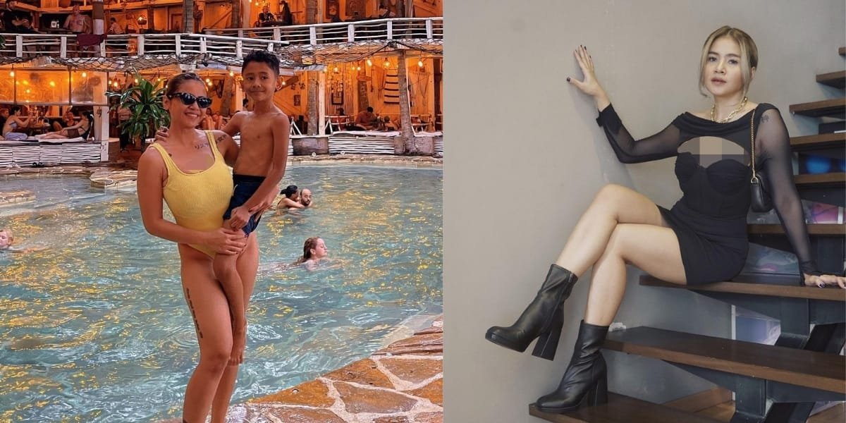 8 Recent Portraits of Kartika Wijaksana, Uus's Wife, Looking Hot in a Swimsuit, Staying Young at 31 Years Old