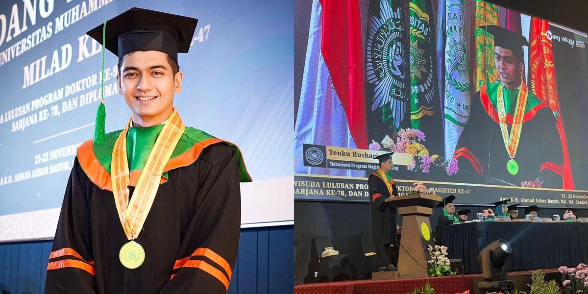 8 Photos of Teuku Ryan Graduating with a Master's Degree without Ria Ricis, Becomes the Best Graduate with a GPA of 3.92 - Oki Setiana Dewi's Comment Attracts Attention