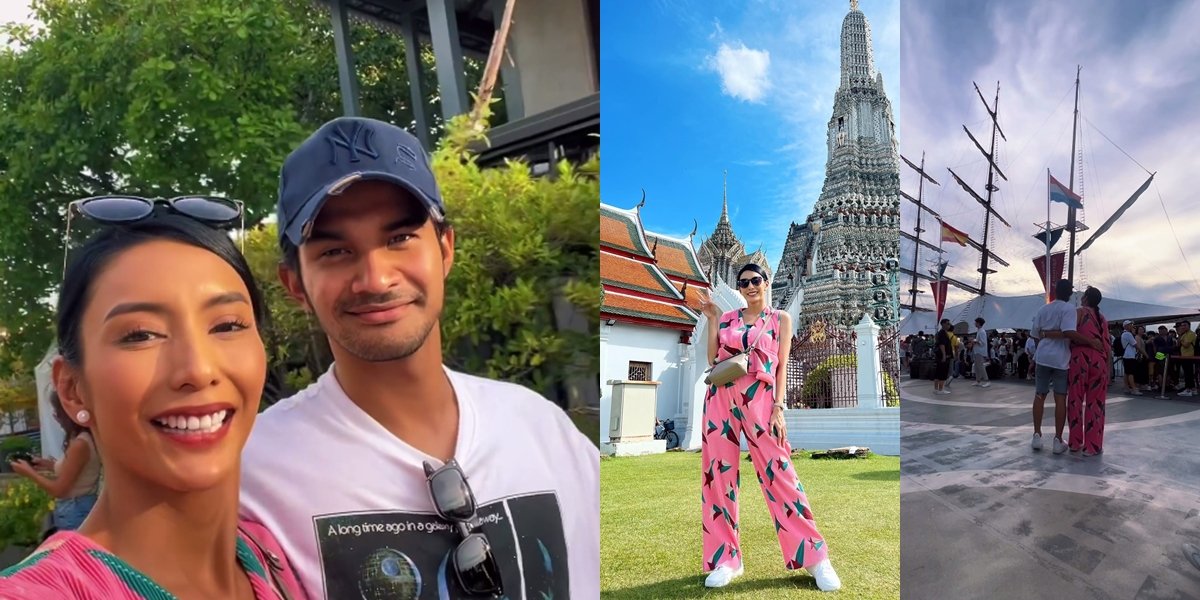 8 Pictures of Tyas Mirasih and Tengku Tezi on Vacation in Bangkok, Super Romantic - Sticking Together Like Stamps