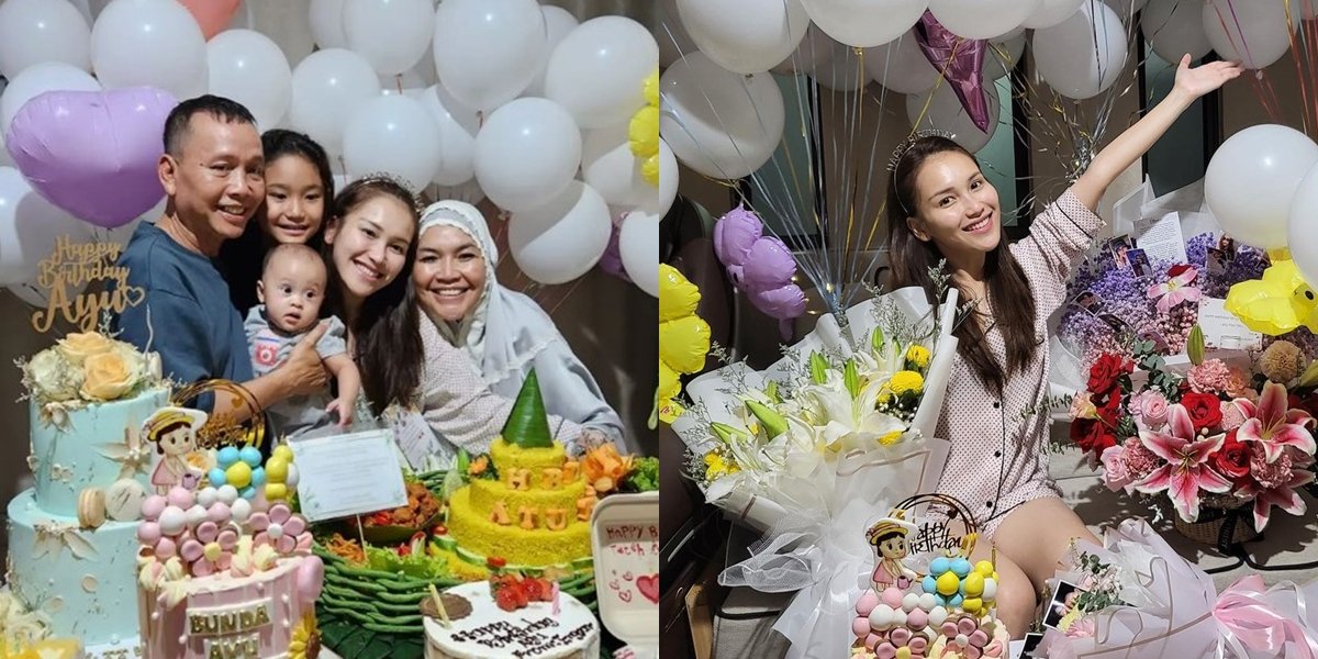 8 Photos of Ayu Ting Ting's 31st Birthday, Simple Celebration with Family - Nikita Mirzani Congratulates