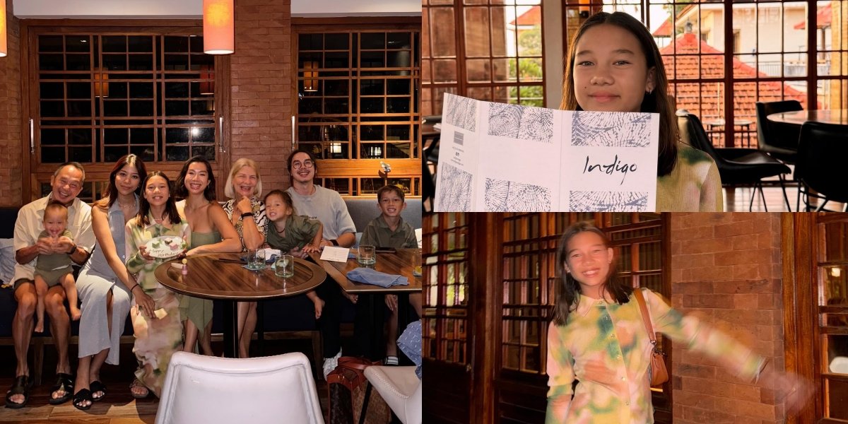 8 Pictures of Kiyomi's 12th Birthday, Jennifer Bachdim's Daughter, Celebrated with Warmth Together with Family - Irfan Bachdim Absent