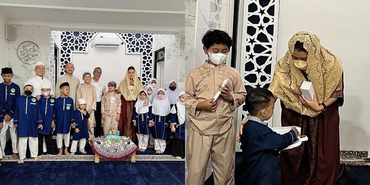8 Portraits of Marcella Zalianty's Youngest Son's Birthday, Holding a Religious Study and Prayer with Orphans at the Mosque