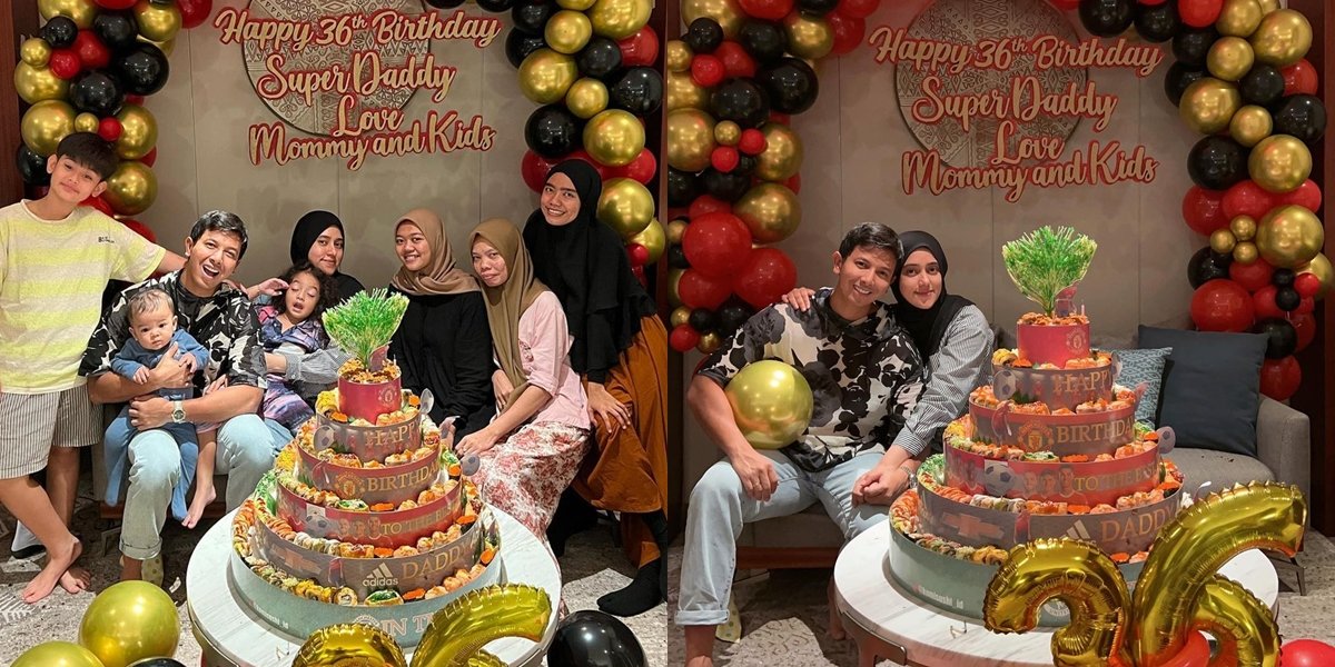 8 Portraits of Sonny Septian's 36th Birthday Celebrated Warmly with Family, Gifted with Luxury Watch by Fairuz A Rafiq - There's a MU-themed Sushi Tower