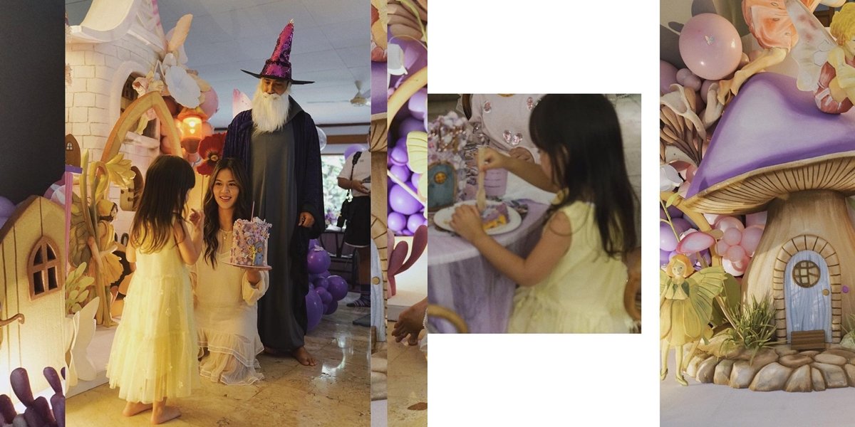 8 Portraits of Zalina's 4th Birthday, Raisa and Hamish Daud's Daughter, Themed Fairies - The Child's Face is Still Kept Secret and Makes Us More Curious
