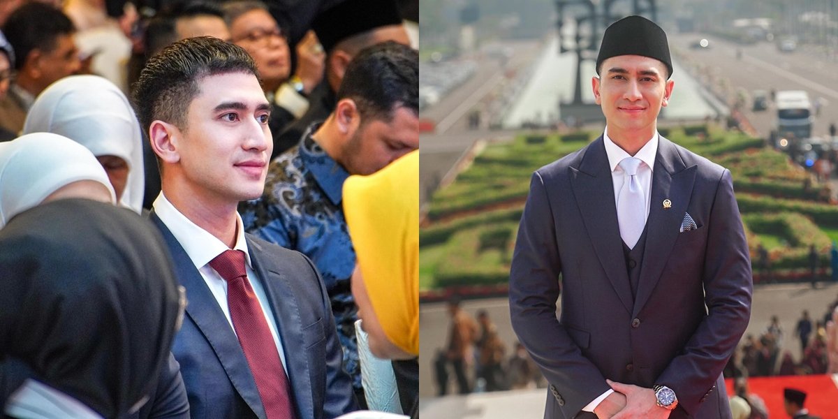 8 Photos of Verrell Bramasta Admitting He Felt Chills When Taking the Oath at the Inauguration of Members of the Indonesian Parliament, Remembering the Moment When He Accompanied His Mother to Work