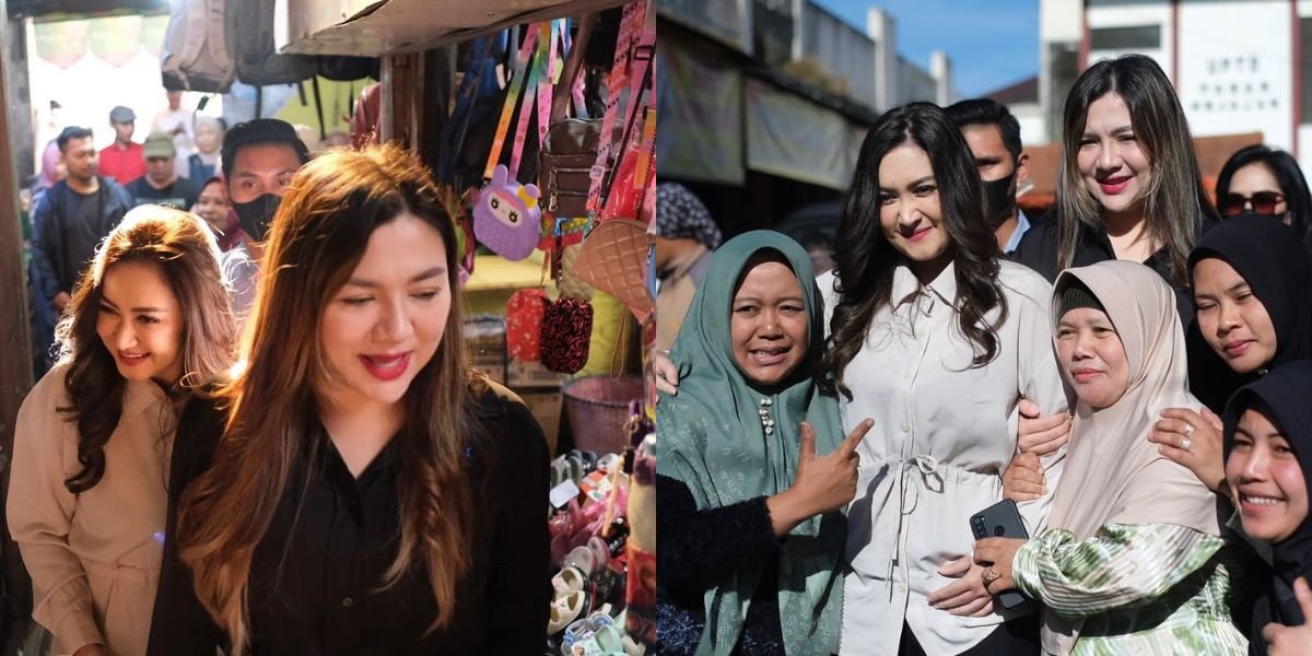 8 Photos of Vicky Shu and Nafa Urbach Visiting the Market, Both of Their Beautiful Faces Flooded with Praise