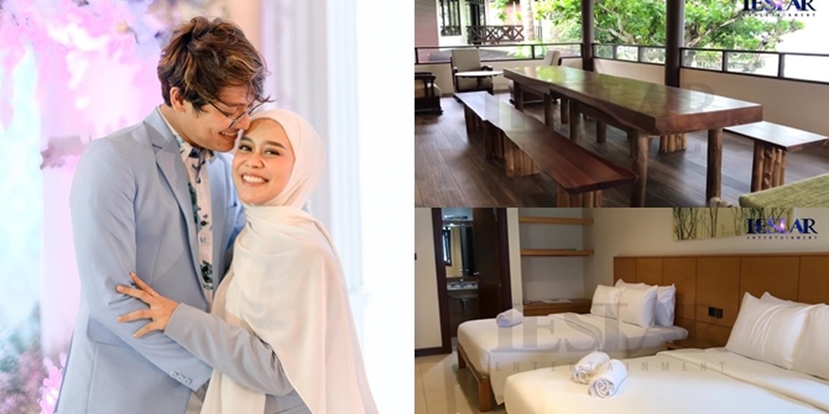 8 Portraits of Villa Lesti and Rizky Billar on Vacation to Carita Beach, Luxurious with All-Wood Furniture - Wake Up and See the Sea