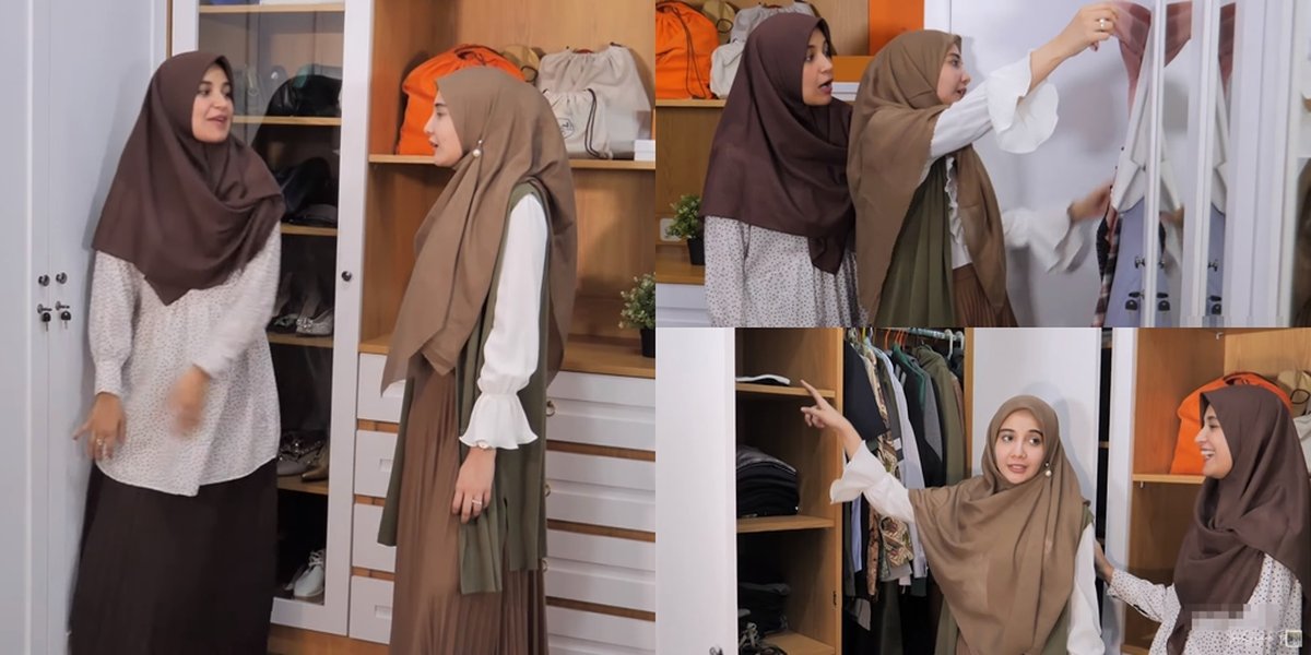 8 Pictures of Shireen Sungkar's Super Large Walk-In Closet, with Many Collections of Branded Bags and Free Clothes from the Office