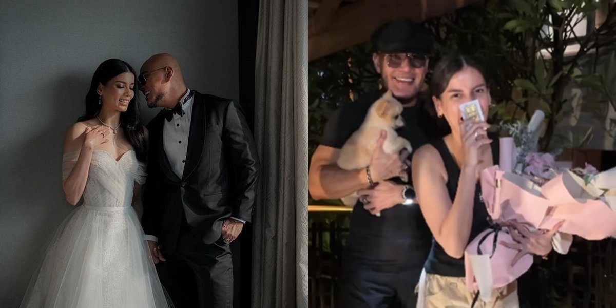 8 Photos of Deddy Corbuzier and Sabrina Chairunnisa's First Wedding Anniversary, Got Married Secretly After 9 Years of Dating - Received a Gold Bar Gift