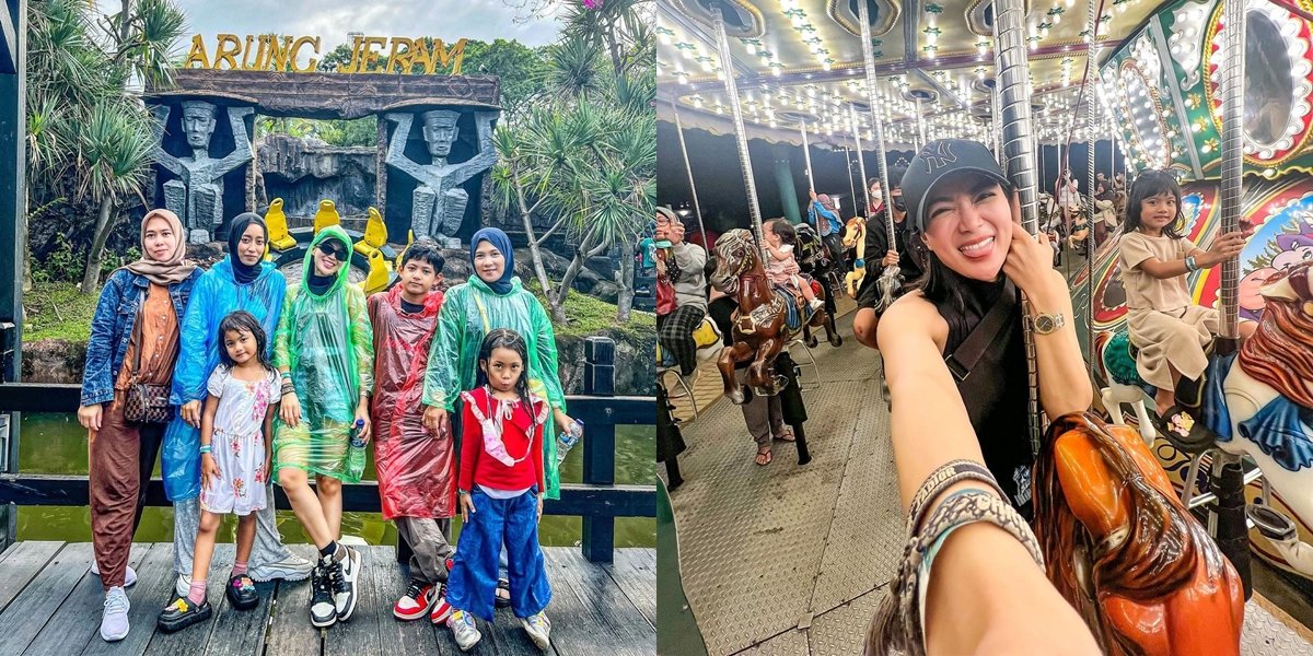 8 Potret Wika Salim Inviting Family to Play at Dufan, Fun Riding Hysteria to Ferris Wheel - Proving that Children of Construction Workers Can Succeed in the Capital