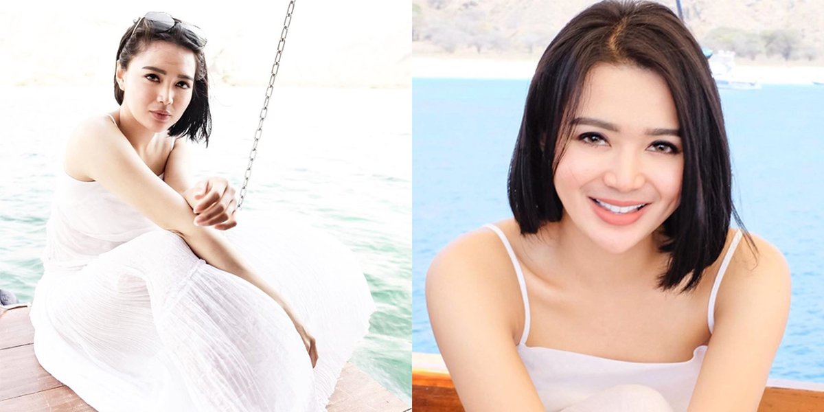 8 Photos of Wika Salim Wearing White Outfits While Vacationing in Labuan Bajo, Enchanting