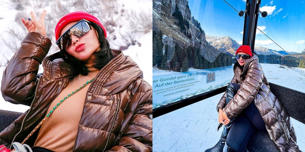 8 Portraits of Wika Salim Vacationing in Switzerland, Beautiful and Enchanting - Netizens Fail to Focus on the Mountain