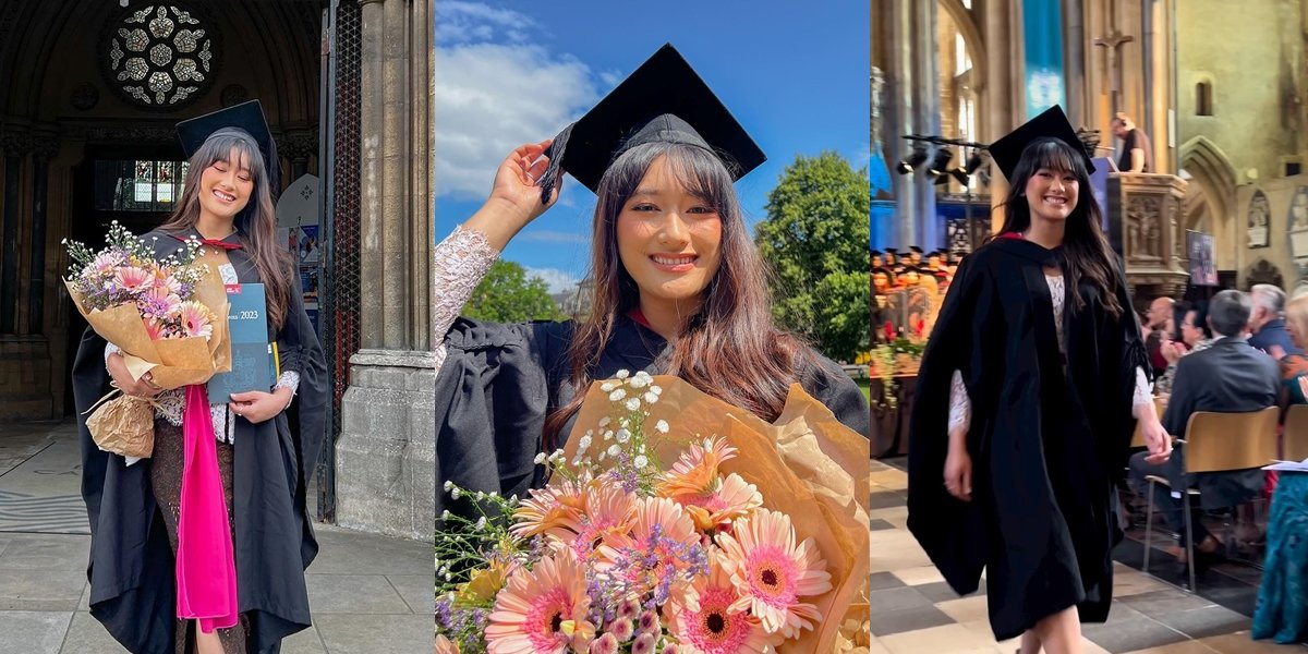 10 Portraits of Amanda Caesa's Graduation, Parto Patrio's Daughter, Graduating from a Famous Campus in England - Looking Beautiful & Elegant
