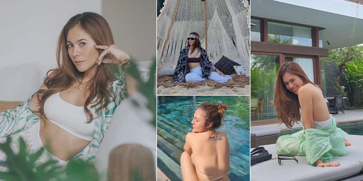 8 Photos of Wulan Guritno in Bali, Hot Mama Wearing a Bikini Top - Showing off a Smooth Butt that Captivates