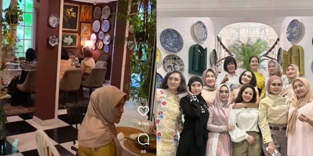 8 Photos of Yuni Shara Holding a Gathering at Her Residence, Netizens are Focused on Her Aesthetic House