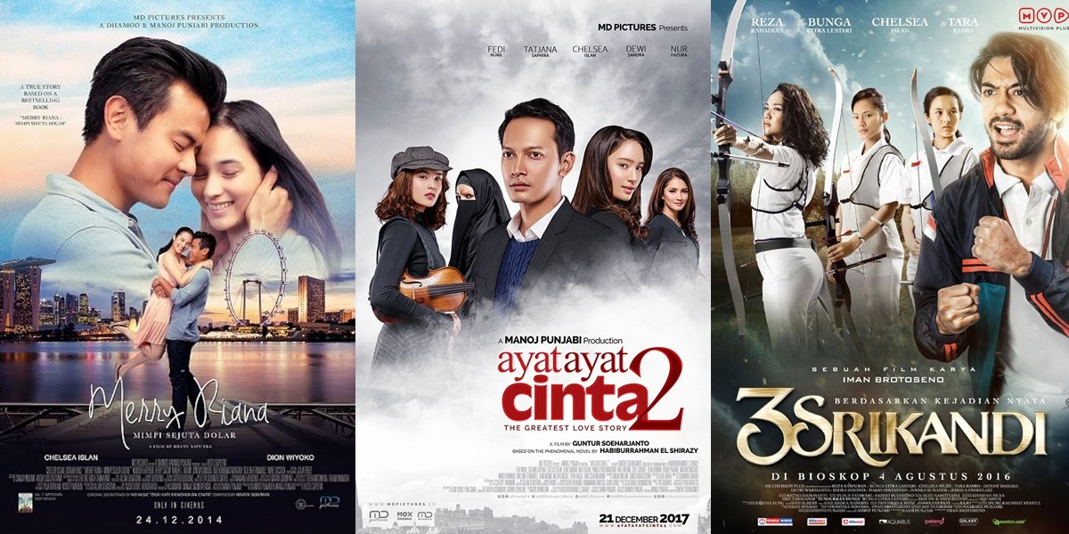 8 Recommendations of Movies Starring Chelsea Islan, from 'DI BALIK 98' to 'AYAT-AYAT CINTA 2' - Also Played the Character Merry Riana