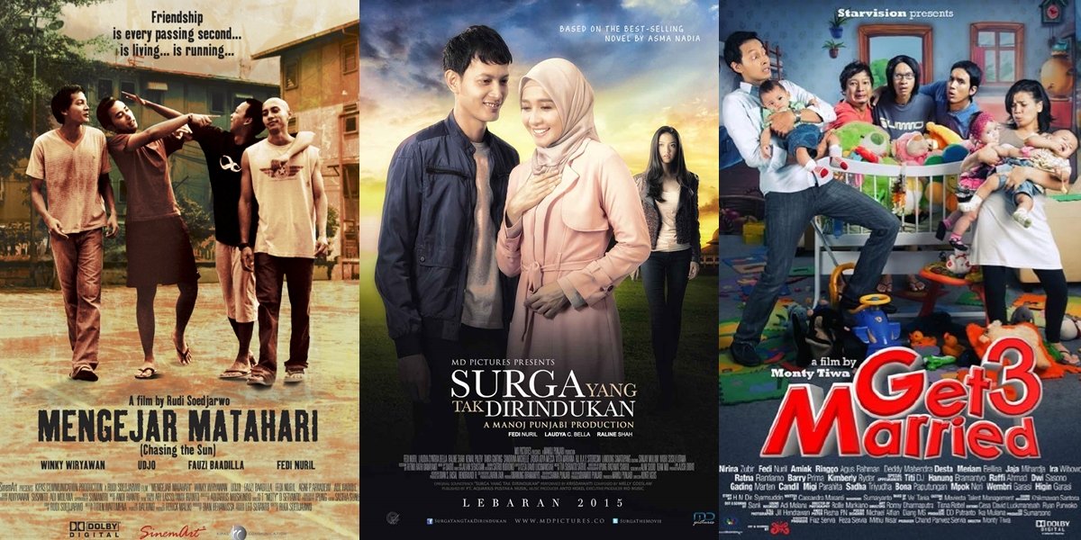 8 Recommendations of Movies Starring Fedi Nuril, from 'CHASING THE SUN' to 'HEAVEN THAT IS NOT LONGED FOR'