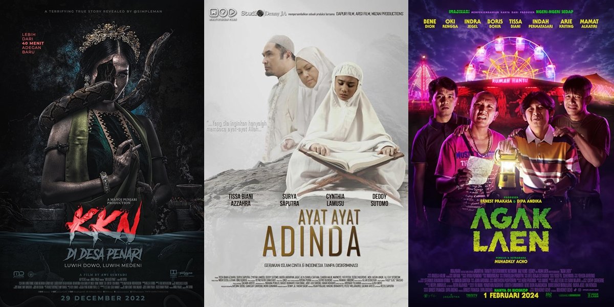 8 Recommendations for Films Starring Tissa Biani, from 'AYAT-AYAT ADINDA' to 'KKN DI DESA PENARI' - Proven to be Able to Portray Various Characters