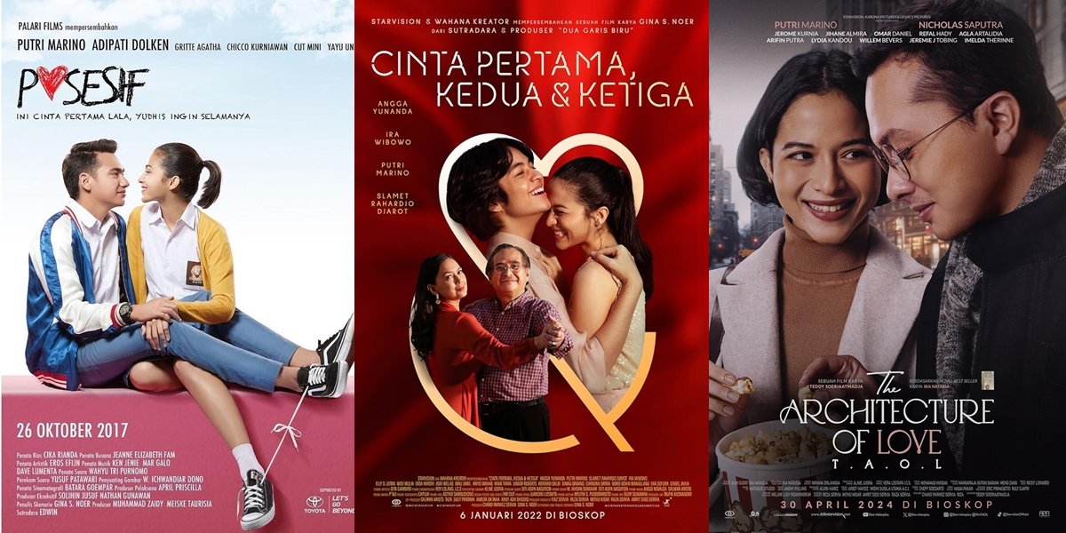 8 Recommendations for Movies Starring Putri Marino, Prove Her Acting is Never Just a Game - from 'POSESIF' to 'CINTA PERTAMA, KEDUA DAN KETIGA'