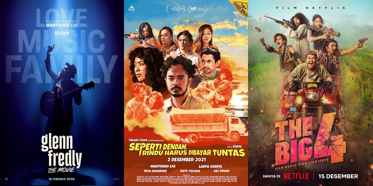 8 Film Recommendations Starring Marthino Lio, from 'SEPERTI DENDAM, RINDU HARUS DIBAYAR TUNTAS' to 'GLENN FREDLY THE MOVIE'