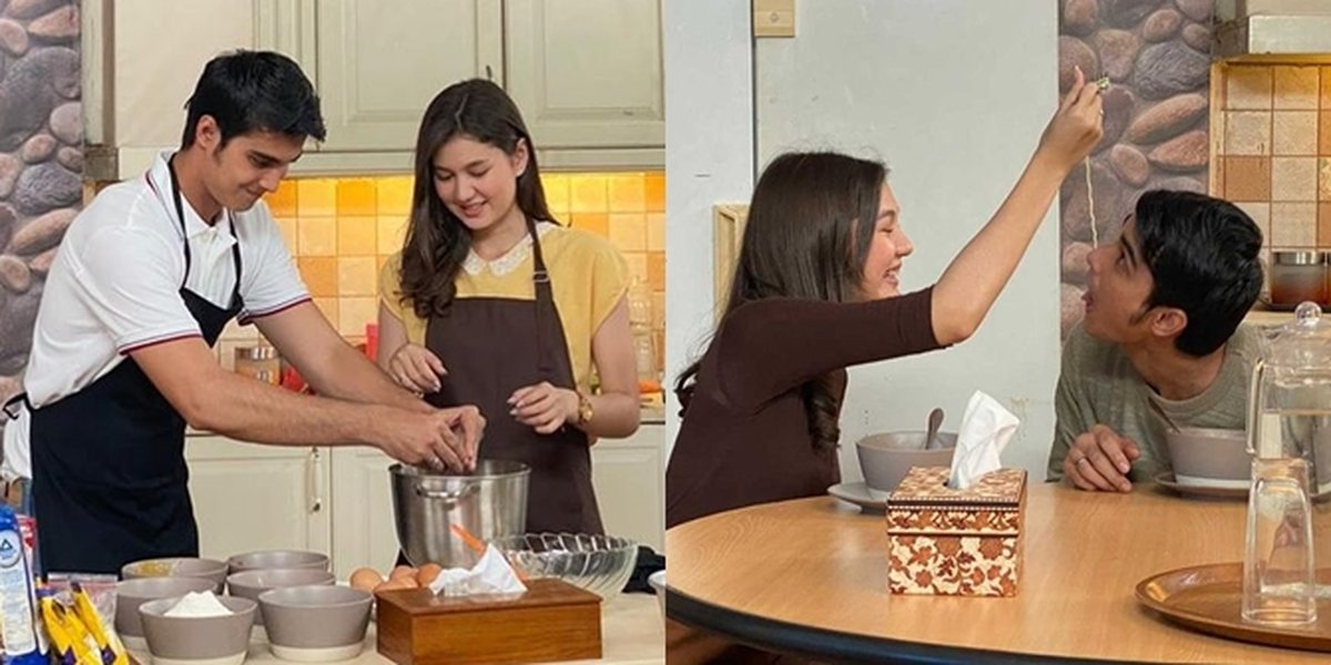 8 Romantic Scenes of Dewa and Nana in the Kitchen While Cooking Together & Feeding Each Other, Making the Audience of 'BUKU HARIAN SEORANG ISTRI' Emotional!