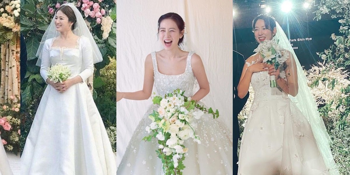 8 Most Eye-catching Korean Actress Wedding Dresses, Song Hye Kyo's Wedding Dress Costs Billions of Rupiah