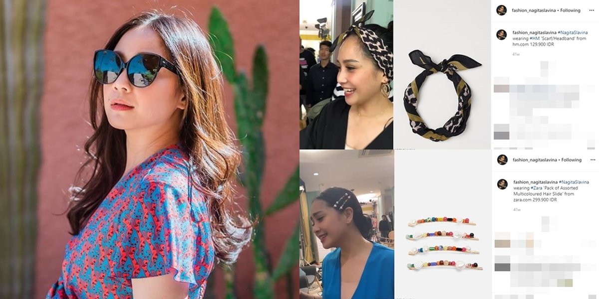 9 Nagita Slavina Accessories that Will Make Your Wallet Scream, There's a Hair Roll worth Hundreds of Thousands - Bandana Rp 5 Million!