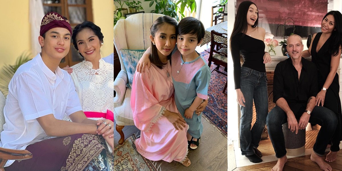 9 Beautiful Artists who are Very Indonesian but their Children have a Western Face, from Maudy Koesnaedi to Anggun