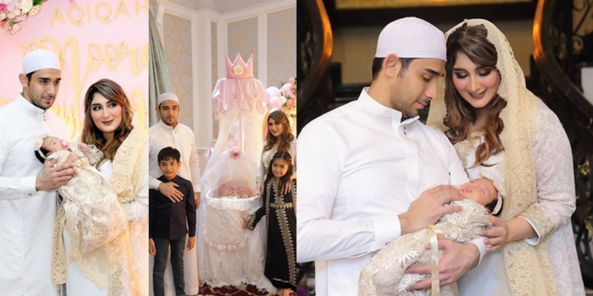 9 PHOTOS Aqiqah Baby Nooran, Tania Nadira and Abdullah Alwi's Child, Luxurious and Full of Laughter