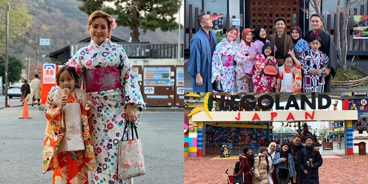 9 Photos of Kristina's Vacation in Japan, Wearing Kimono - Having Fun with Family at Legoland