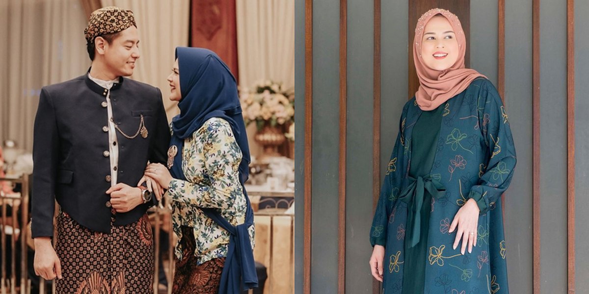 9 Photos of OOTD Cut Meyriska Wearing Long Robes and Hijab, Can Be an Inspiration
