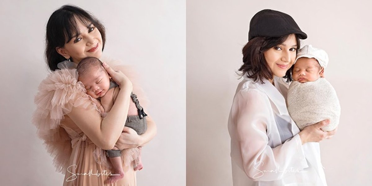 9 Angelica Simperler Photoshoot with Baby Ryuzi, Mother and Son Both Adorable