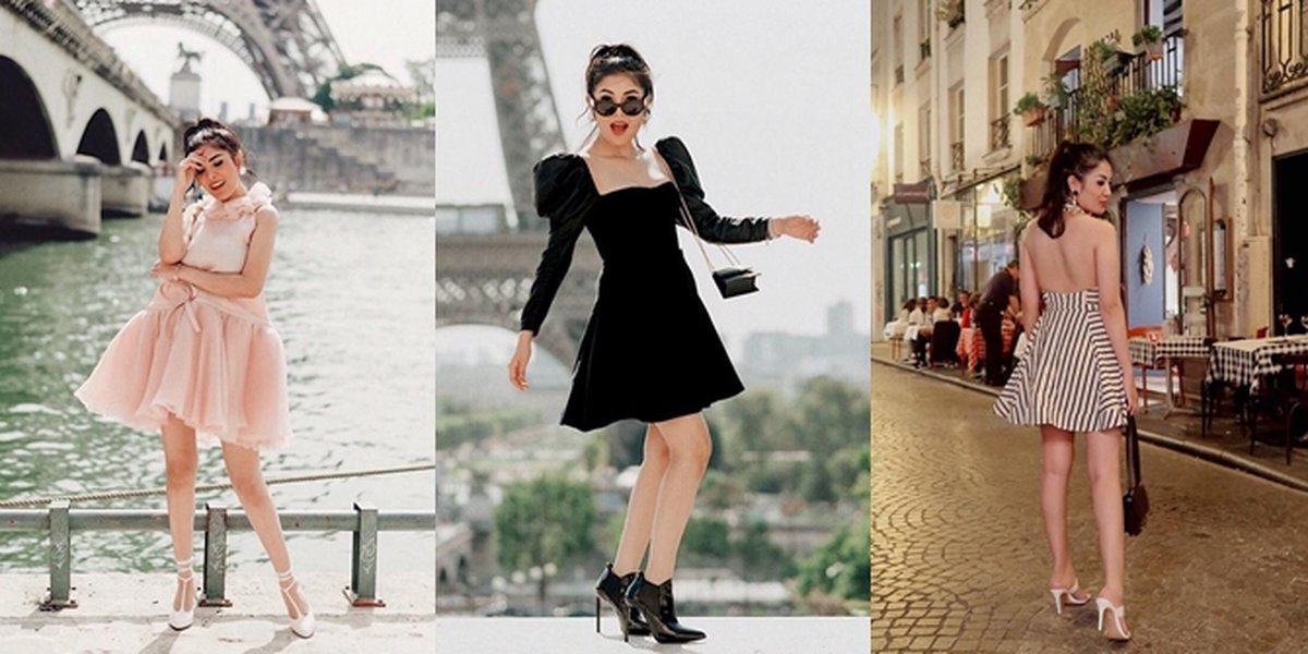 9 Styles of Nindy Ayunda During Vacation in Paris, Cool and Sensual!