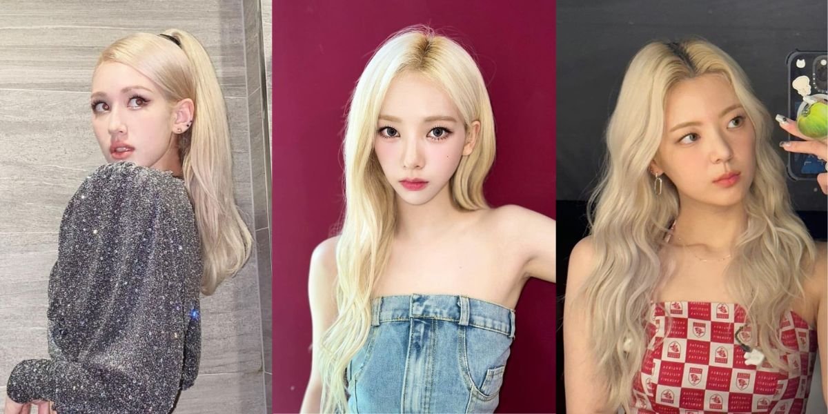 9 Women Idols Who Caught Attention Because of Their Blonde Hair, Beautiful Like Barbie!