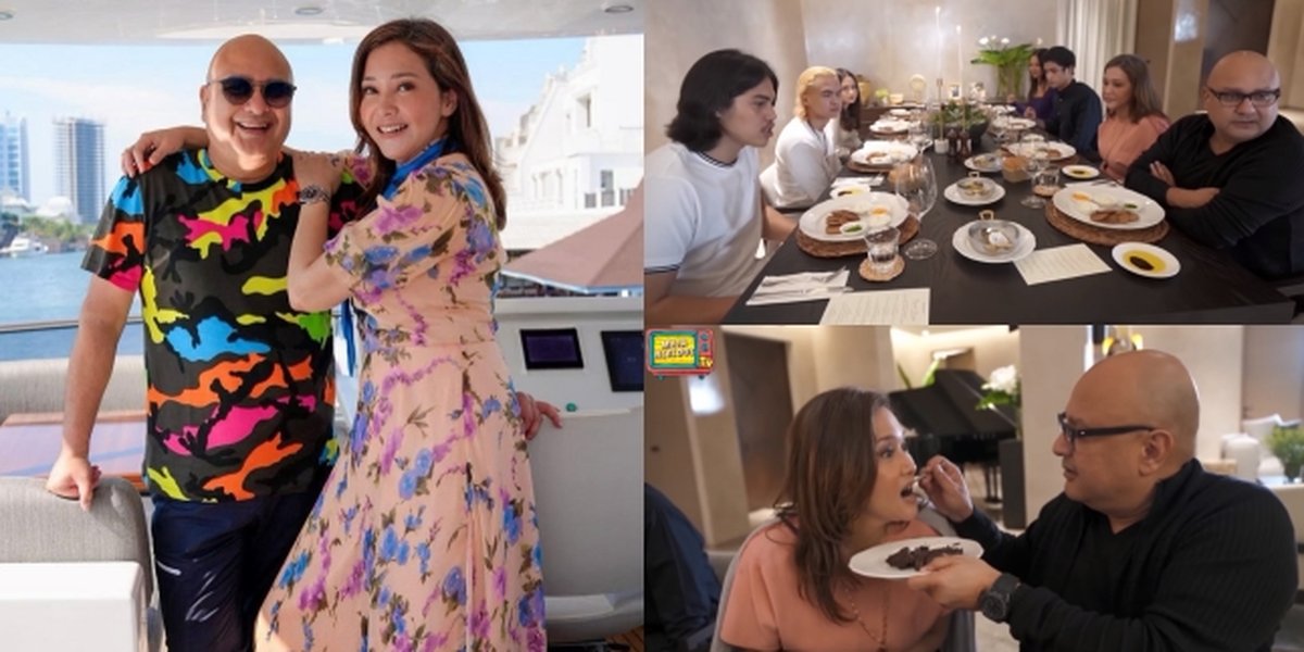 9 Warm Moments of Maia Estianty and Irwan Mussry's 3rd Anniversary Celebration, Transforming Their New Home into a Five-Star Restaurant - Buzzing About Al Ghazali's Wedding Plans