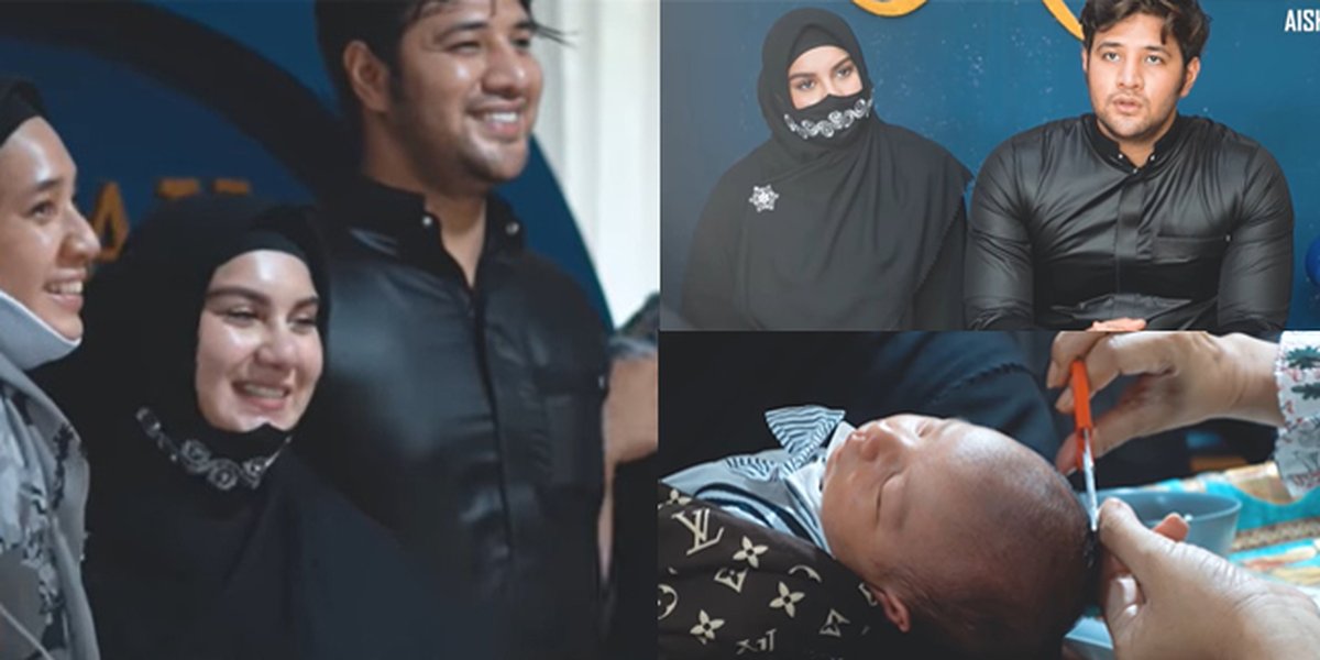 9 Touching Moments of Baby Air Rumi's Aqiqah, Ammar Zoni Slaughters the Goat Himself