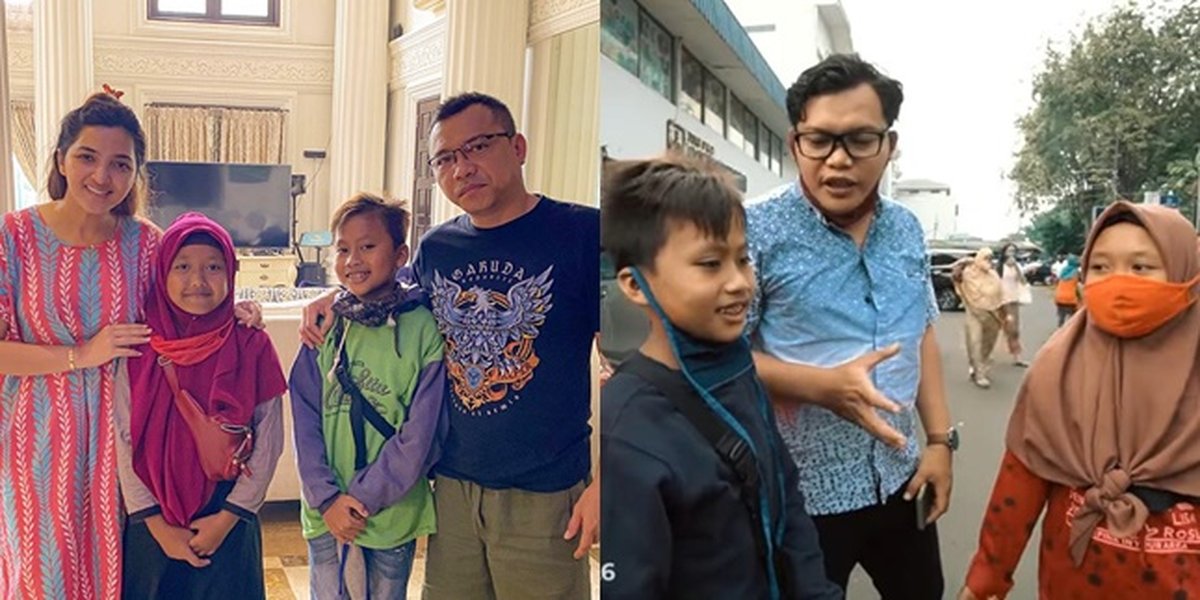 9 Moments of Togetherness between Putra and Aulia, Anang Ashanty's Adopted Children Shopping for Needs at the Boarding School