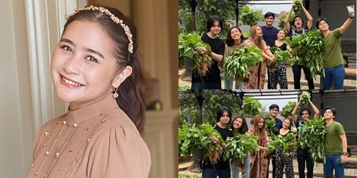 9 Moments of the Second Day of Eid Prilly Latuconsina Shares Anti Mainstream THR, Her Colleagues Are Excited to Be Invited to Her Spacious Private Garden