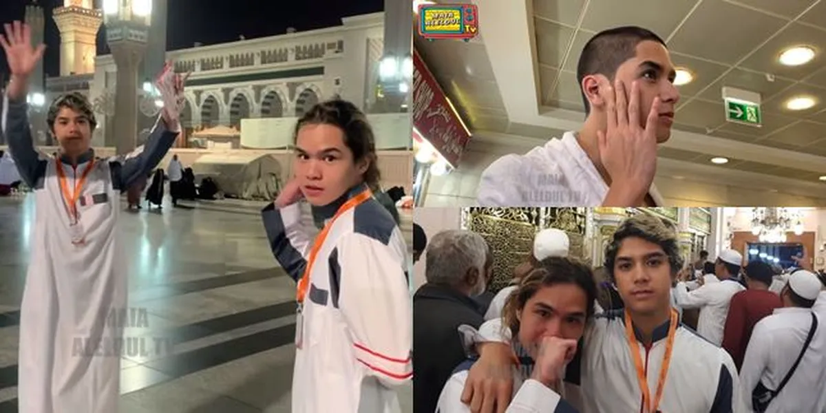 9 Moments of Al Ghazali and Dul Jaelani's First Umrah, Al Shaves His Head - Dul Sheds Tears in the Garden of the Prophet's Mosque