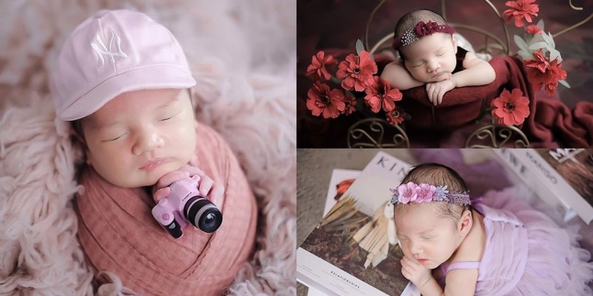 9 First Photoshoot of Nella Kharisma and Dory Harsa's Child, Beautiful Face of Baby Gendhis Gains Attention