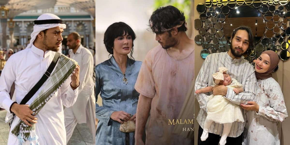 9 Portraits of Achmad Megantara, the Figure of Surya in the Film 'SUZZANNA: MALAM JUMAT KLIWON', Turns Out He Already Has a Beautiful Wife and Daughter