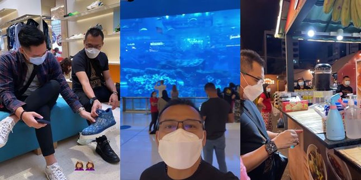 9 Pictures of Fun Activities of Anang Hermansyah and Ashanty's Family Before Eid in Dubai, Shopping - Ngabuburit Around the Mall