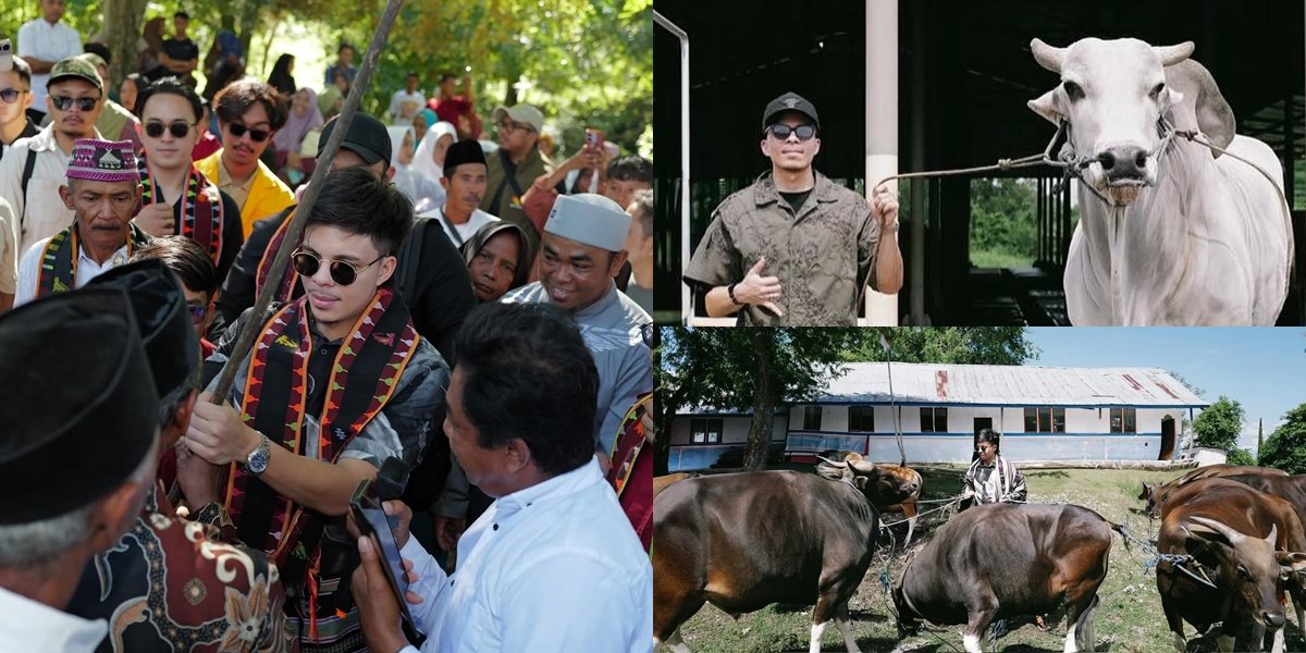 9 Photos of Atta Halilintar Delivering Qurban to NTT by Ship, Welcomed Joyfully by the Locals - Also Provided Assistance for School Renovation
