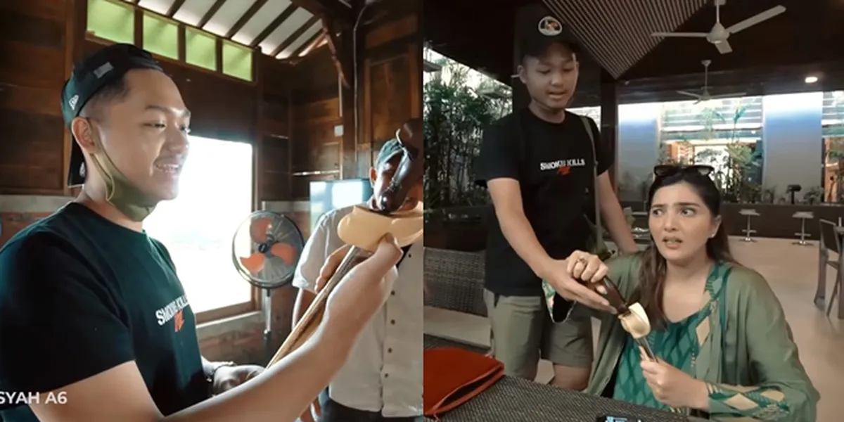9 Photos of Azriel Hermansyah Interested in Bringing the Heritage Keris to Jakarta, Ashanty Gets Angry