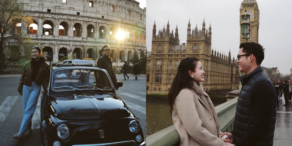 9 Photos of Azriel Vacationing with Sarah Menzel from London to Rome, While His Big Family Vacations in Japan