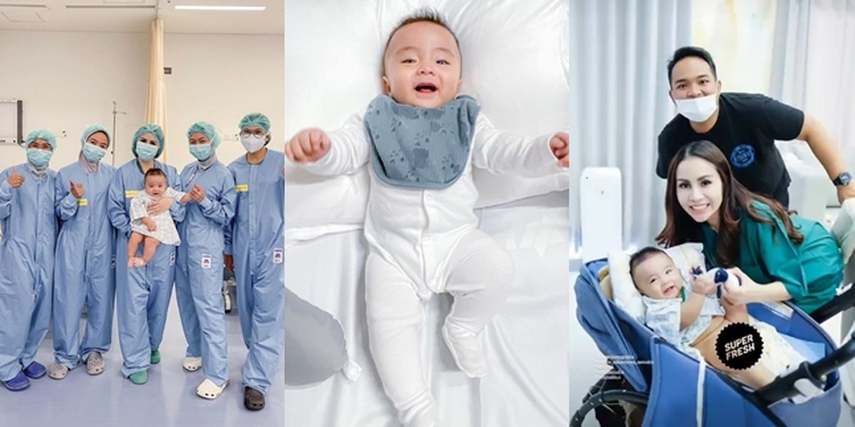 9 Portraits of Baby Abe, Momo Geisha's Child Before and After Circumcision, Always Cheerful - Advanced Hospital Room Highlight